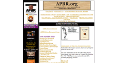 Desktop Screenshot of apbr.org