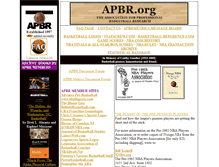 Tablet Screenshot of apbr.org